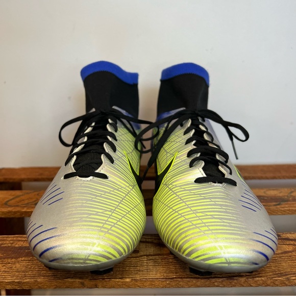 New Nike Mercurial Victory 6 DF FG Blue Chrome Neymar Soccer Cleats Men’s 12.5 - Picture 2 of 12